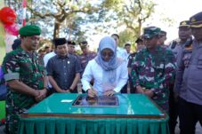 Resmikan Gerbang Koramil Tinggimoncong, Bupati Gowa: TNI Makin Dekat dengan Masyarakat