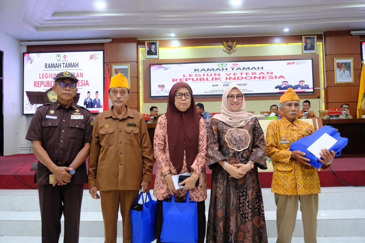 Peringati Hari Veteran, Bupati Husniah Ramah Tamah Bersama 75 LVRI Gowa