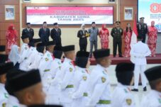 Bupati Husniah Kukuhkan 70 Anggota Paskibraka Gowa