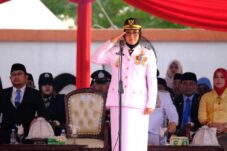 Bupati Gowa Ucapkan Terimakasih ke Seluruh Pelaksana Penurunan Bendera Peringatan HUT RI
