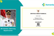 Kabupaten Gowa Raih Sertifikat Bebas Frambusia dari Kemenkes
